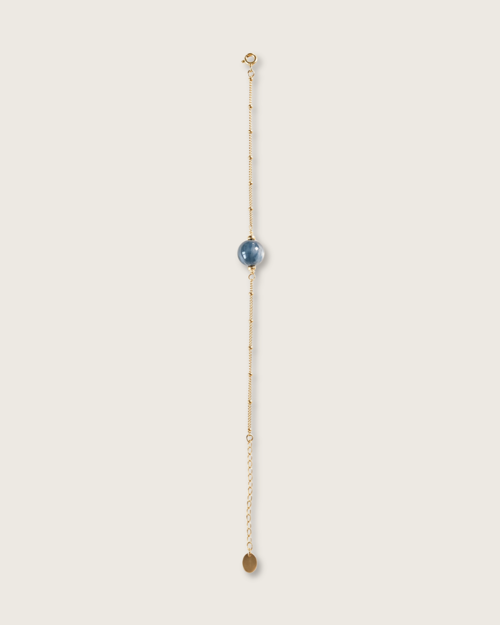 Wish Pearl, Kyanite Chain Bracelet, Healing