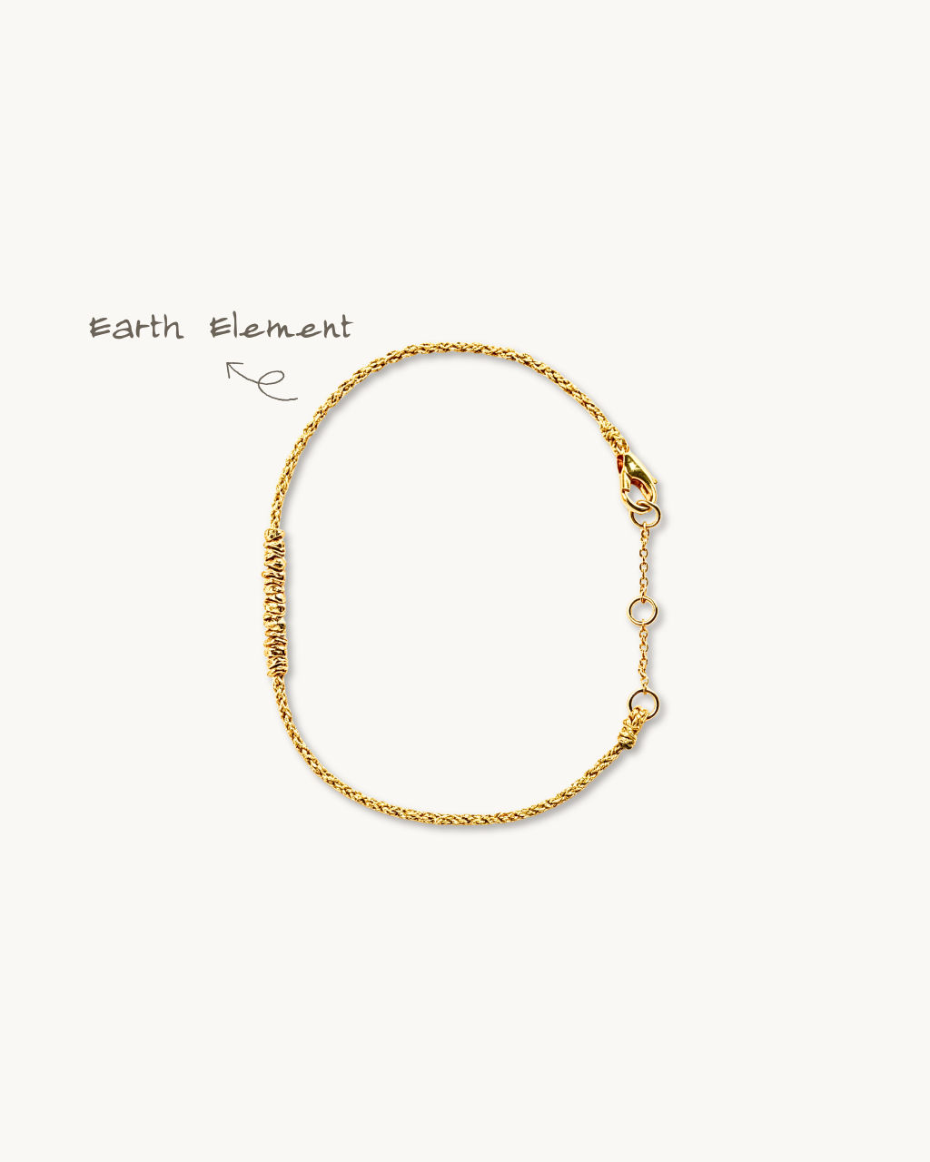 Handwoven Cord Series, Golden Era Bracelet, Daily Prosperity