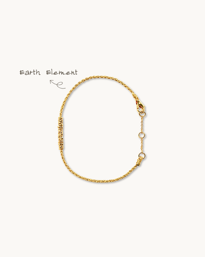 Handwoven Cord Series, Golden Era Bracelet, Daily Prosperity