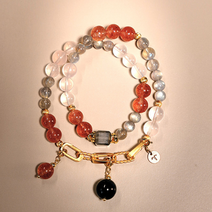 2026 Aries Double-Wrap Bracelet | Clarity Stone Hawk Eye