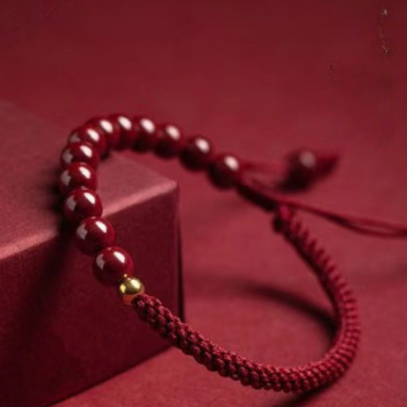 Red String Bracelet｜9-Layer Vajra Knot Cinnabar for Protection & Negative Energy Cleansing