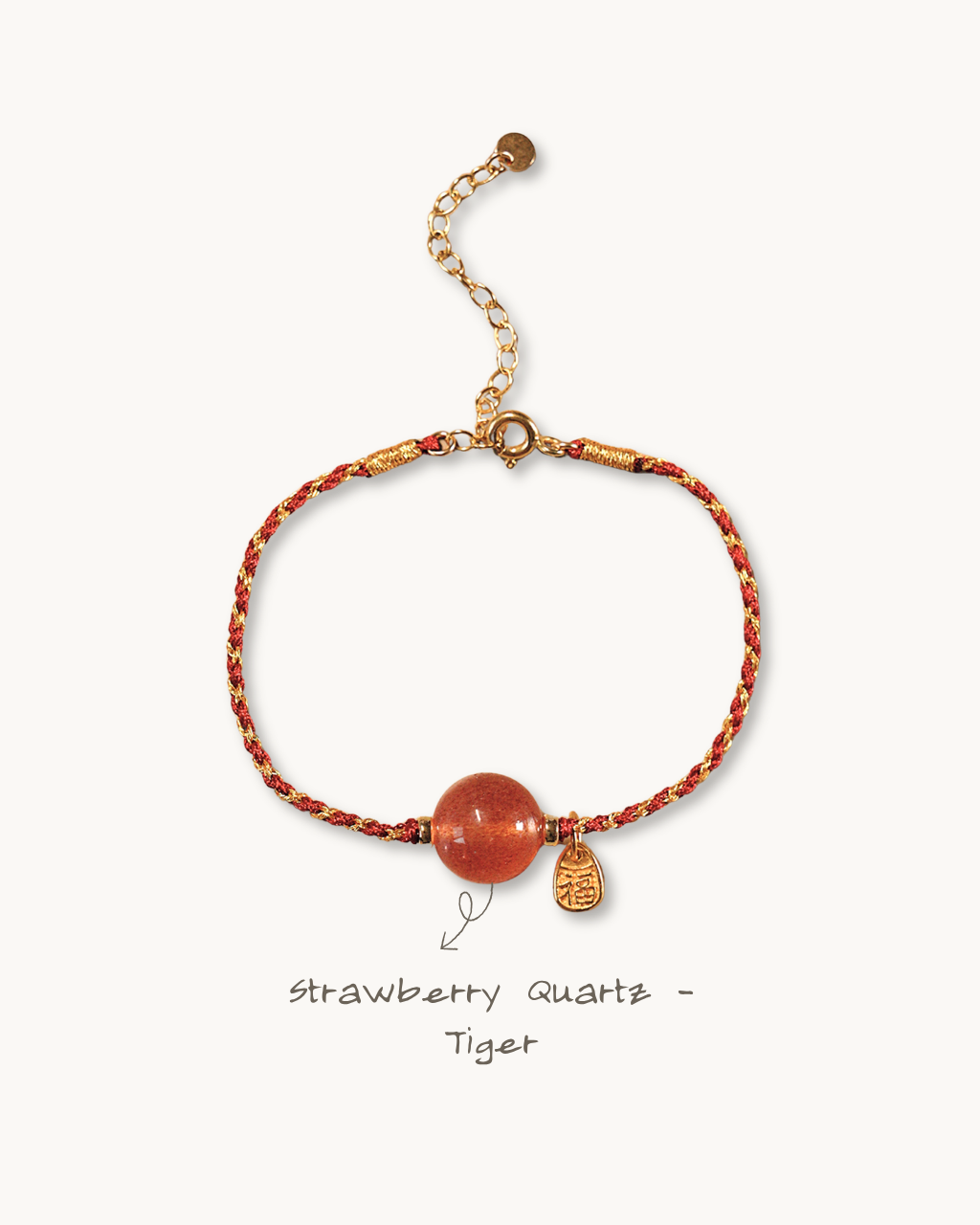 Chinese Zodiac Tiger Bracelet, Bless Your 2026
