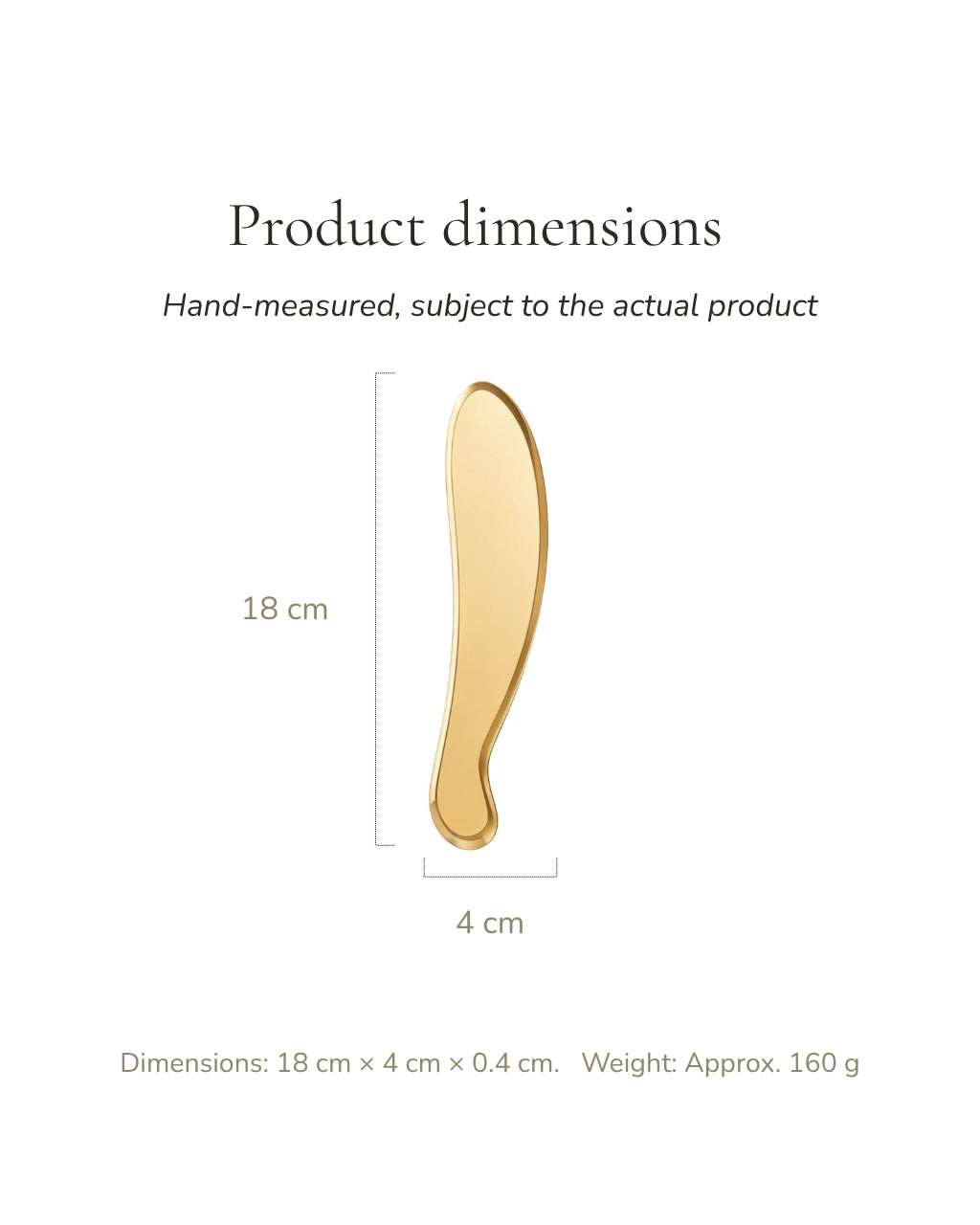 Brass Whale Gua Sha Tool