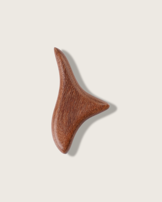 Meridian Acupressure Comb - Wood, For Face & body Meridian Massage