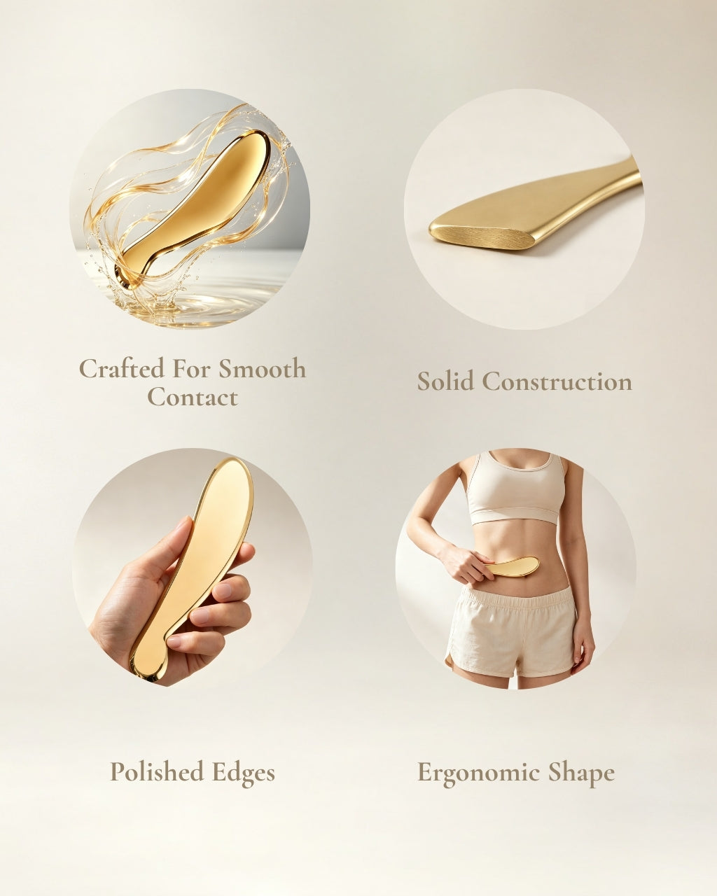 Brass Whale Gua Sha Tool