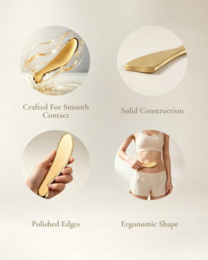 Brass Whale Gua Sha Tool