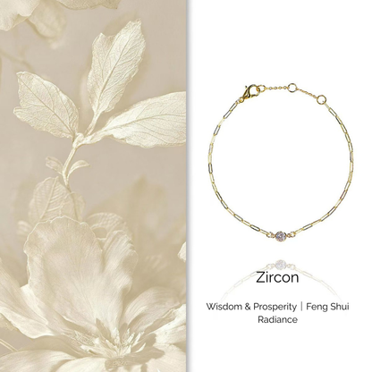 Bracelet | Wrist Galaxy – Zircon & Gold for Light, Noble Helpers & Protection