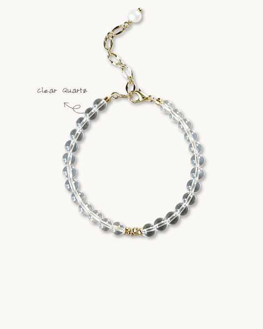 Everluck Clear Quartz Bracelet, Breakthrough