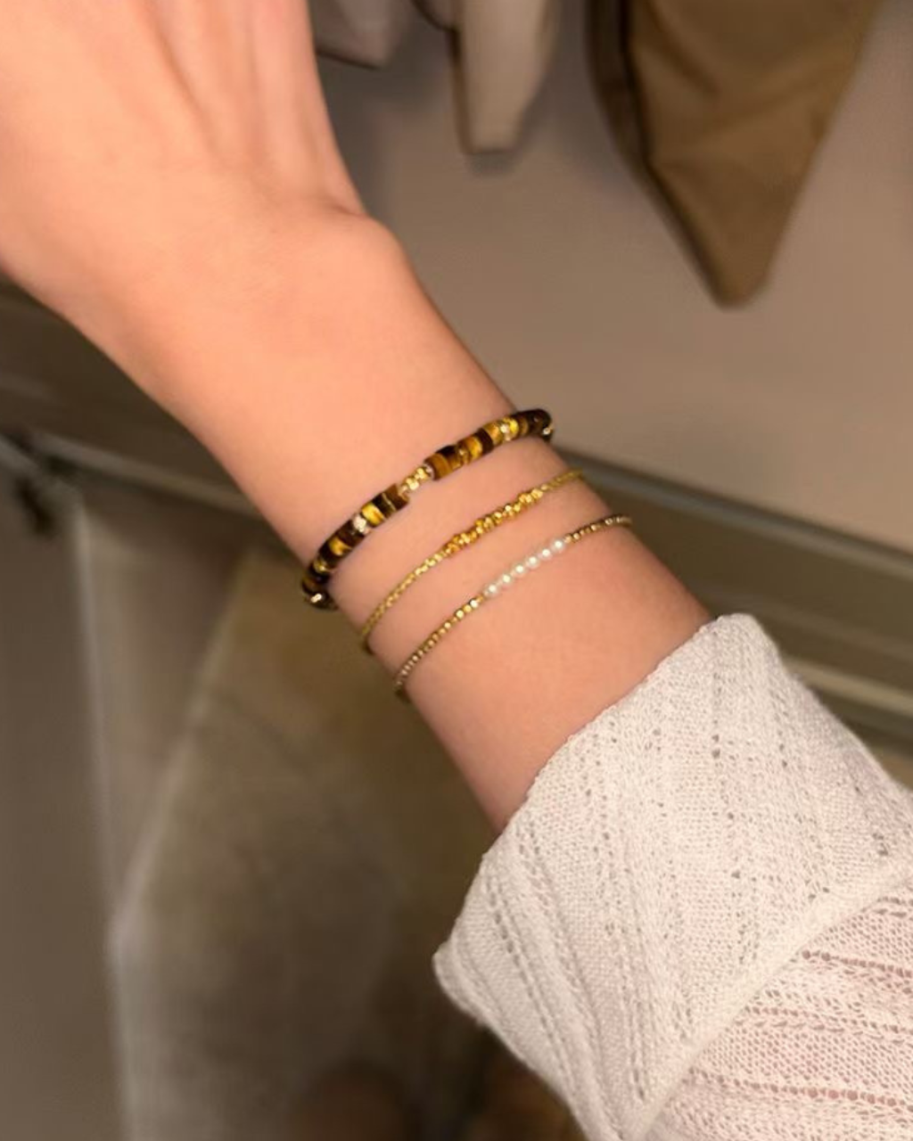 Handwoven Cord Series, Golden Era Bracelet, Daily Prosperity