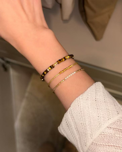 Handwoven Cord Series, Golden Era Bracelet, Daily Prosperity
