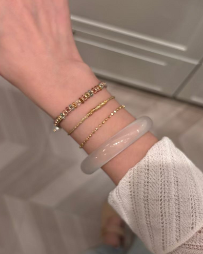Handwoven Cord Series, Pink Haze Bracelet, Attract Connections