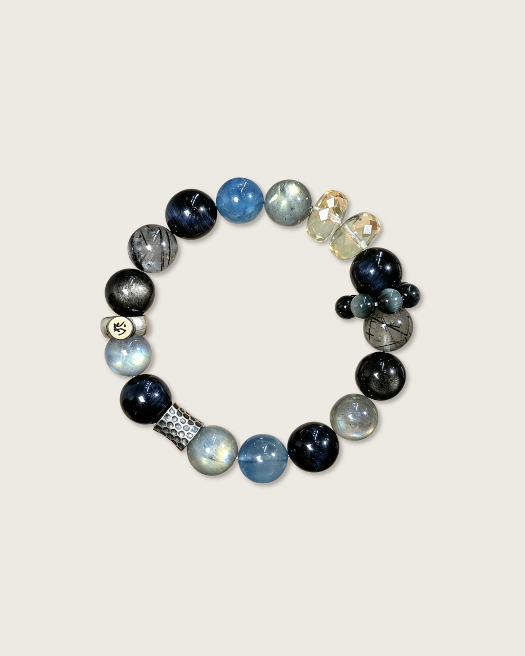 Tiger Blessing, Mixed Crystal Bracelet, Shield Your Year