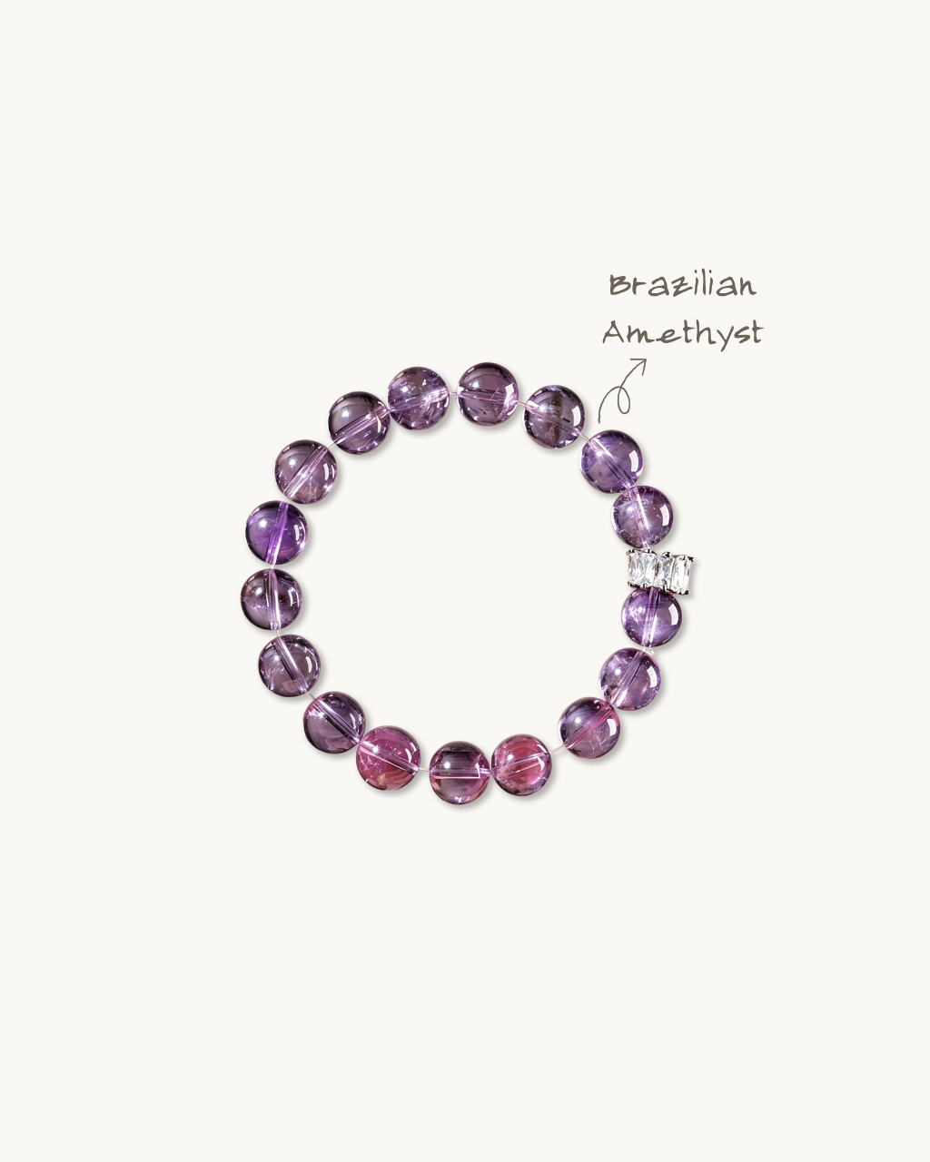 Violet Focus, Brazilian Amethyst Bracelet, Ace Your Studies