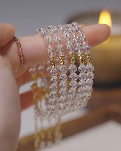 Everluck Clear Quartz Bracelet, Breakthrough