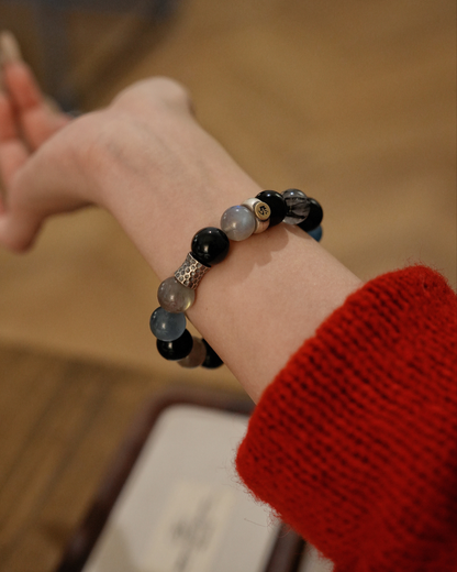 Tiger Blessing, Mixed Crystal Bracelet, Shield Your Year