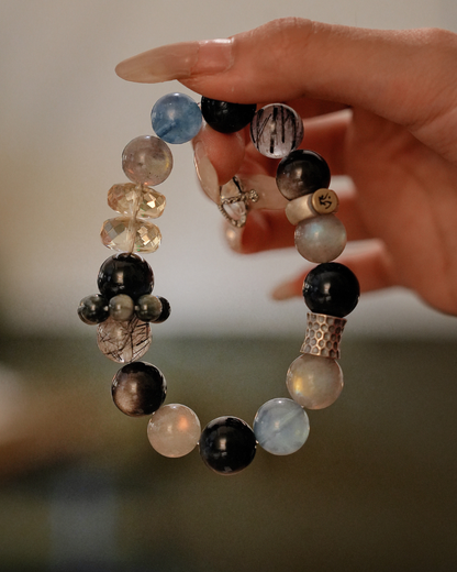 Tiger Blessing, Mixed Crystal Bracelet, Shield Your Year
