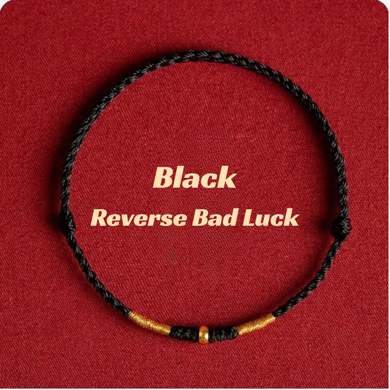Red String Bracelet｜Ben Ming Nian with Abacus Bead - Good Luck, Smooth Path & Protection