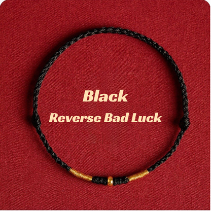 Red String Bracelet｜Ben Ming Nian with Abacus Bead - Good Luck, Smooth Path & Protection