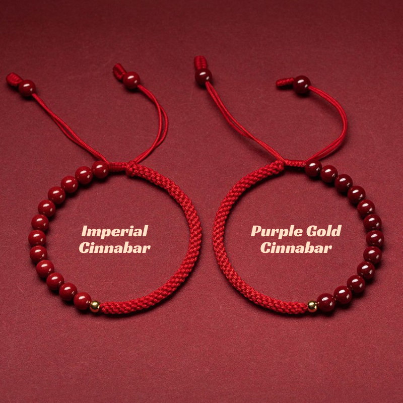 Red String Bracelet｜9-Layer Vajra Knot Cinnabar for Protection & Negative Energy Cleansing