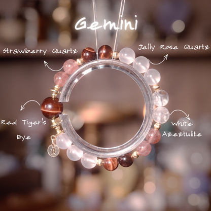 2026 Gemini Bracelet | Activation Stone Red Tiger Eye