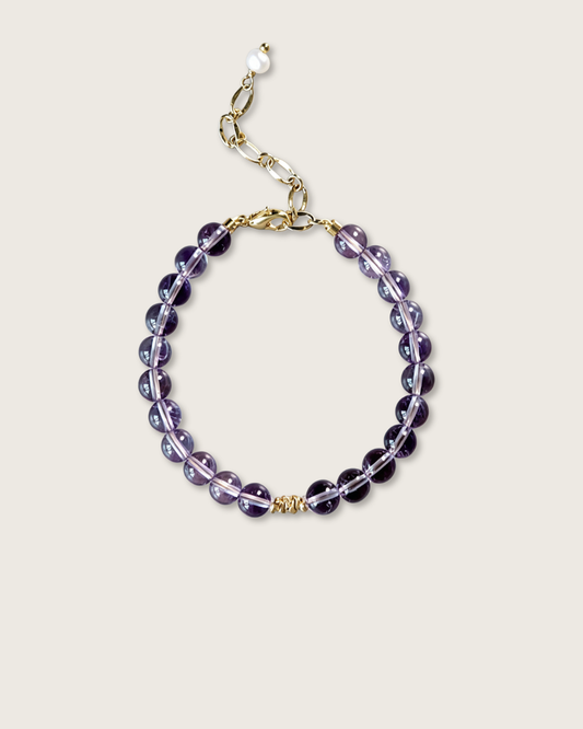 Everluck Brazilian Amethyst Bracelet, Boost Your Brain