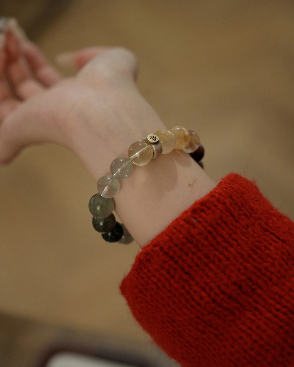 Pig Blessing, Mixed Crystal Bracelet, Shield Your Year