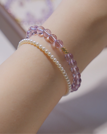 Everluck Brazilian Amethyst Bracelet, Boost Your Brain