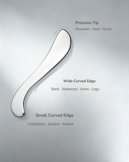 Stainless Steel S-Curve Gua Sha Tool