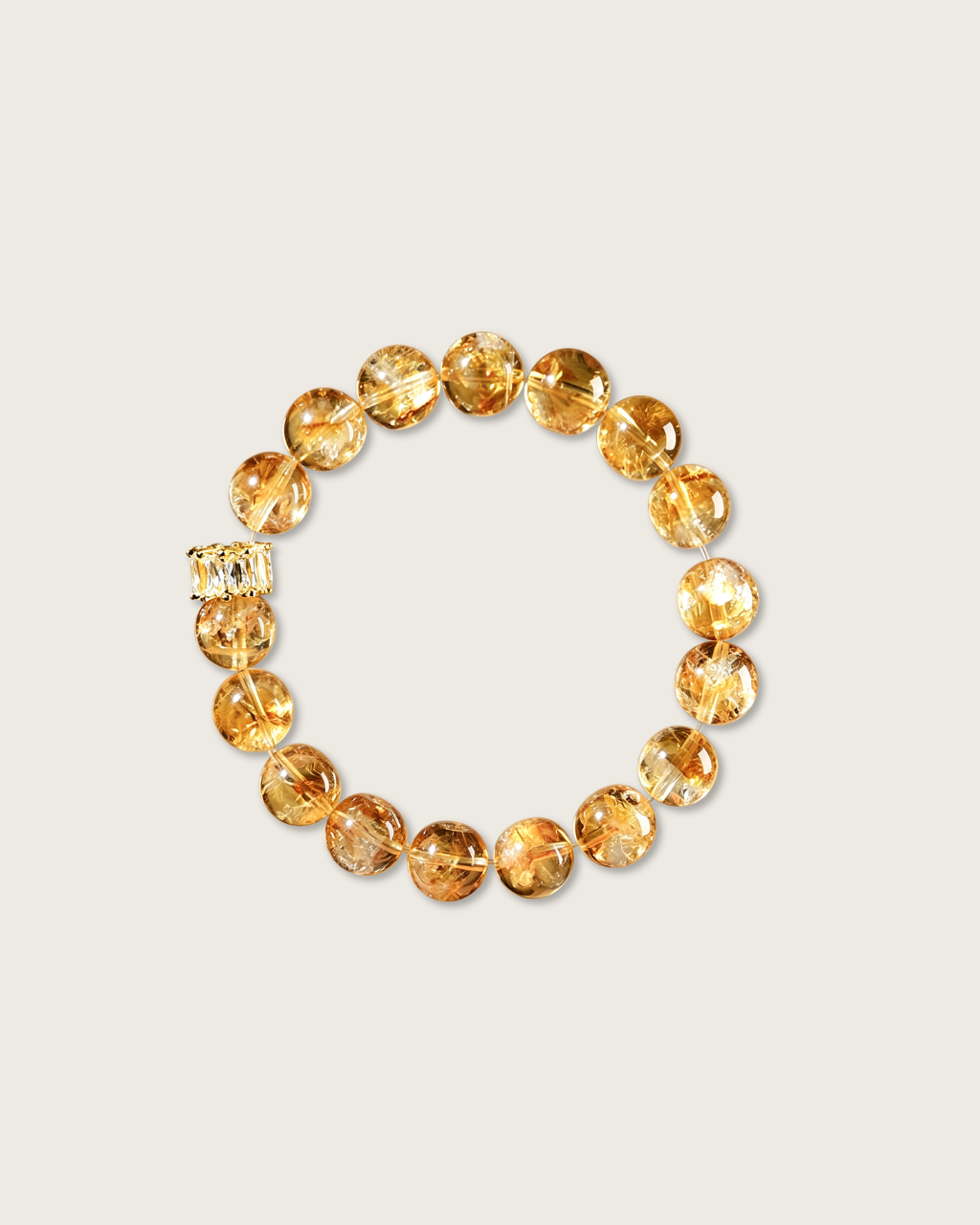 Golden Breeze, Citrine Bracelet, Attract Financial Flow