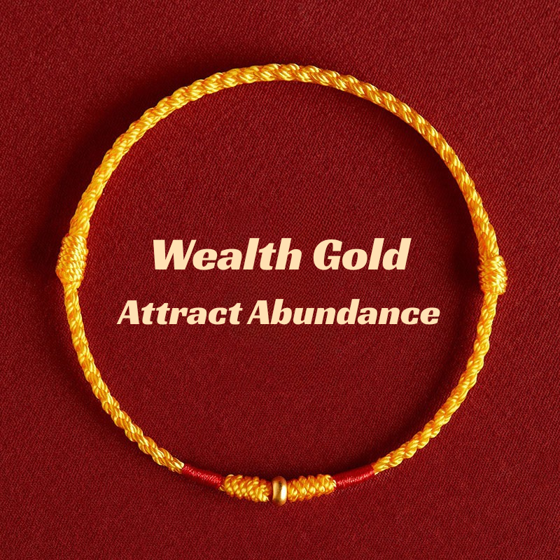 Red String Bracelet｜Ben Ming Nian with Abacus Bead - Good Luck, Smooth Path & Protection