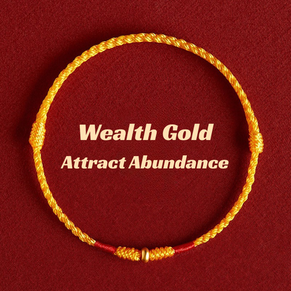 Red String Bracelet｜Ben Ming Nian with Abacus Bead - Good Luck, Smooth Path & Protection