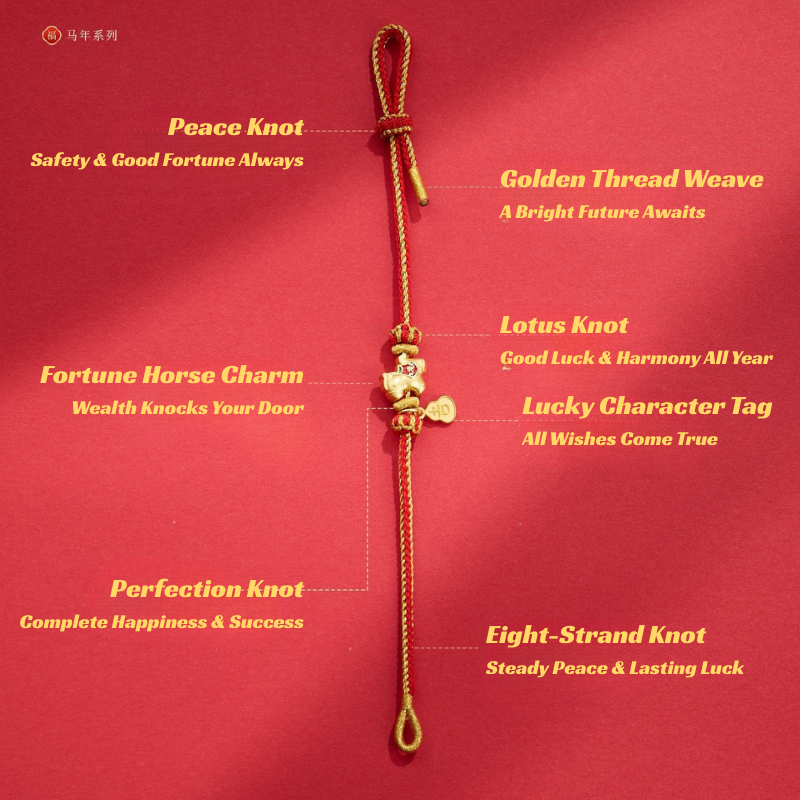 2026 Red String Bracelet｜Multiple Lucky Charms