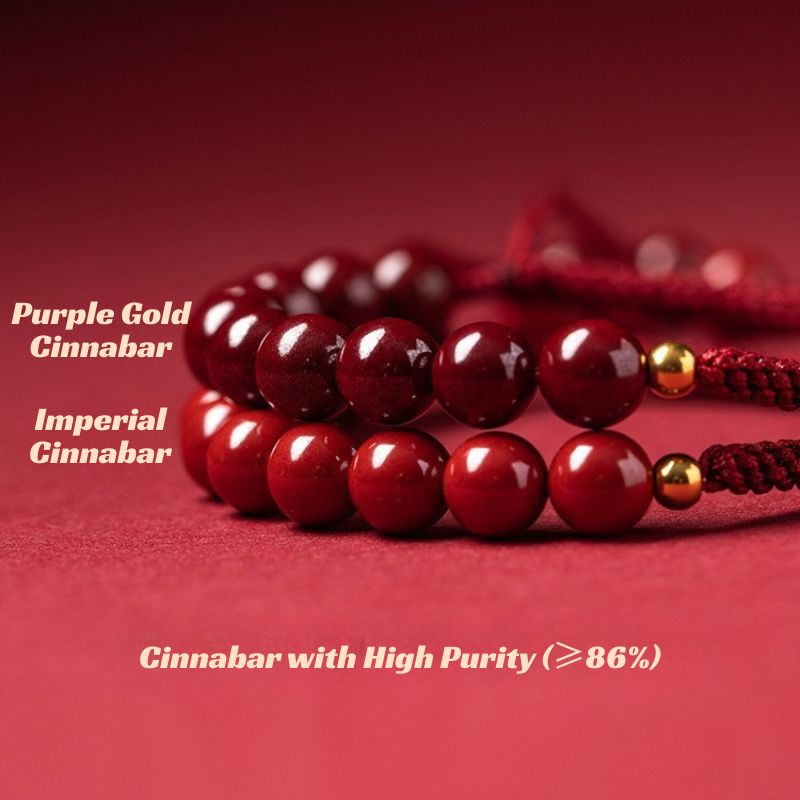 Red String Bracelet｜9-Layer Vajra Knot Cinnabar for Protection & Negative Energy Cleansing