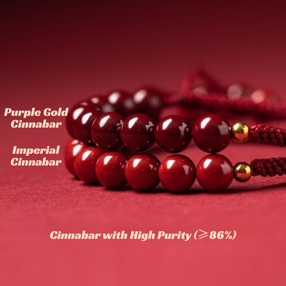 Red String Bracelet｜9-Layer Vajra Knot Cinnabar for Protection & Negative Energy Cleansing