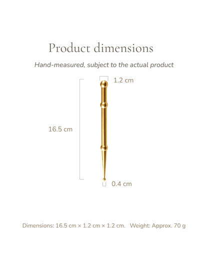 Acupressure Pen - Brass, For Acupoint Pressure