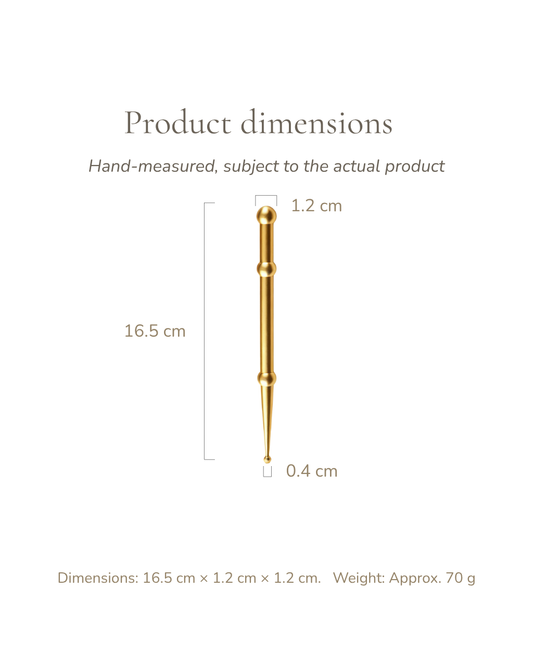 Acupressure Pen - Brass, For Acupoint Pressure