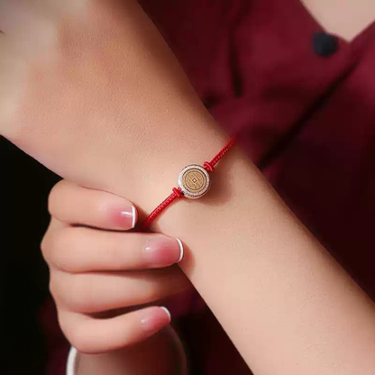 Red String Bracelet｜“Shan Gui” Talisman Coin Red String Bracelet - Powerful Taoist Protection Against Negativity