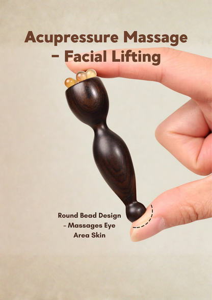 Eye Massage Roller - Tool for Face, Puffiness & Acupressure