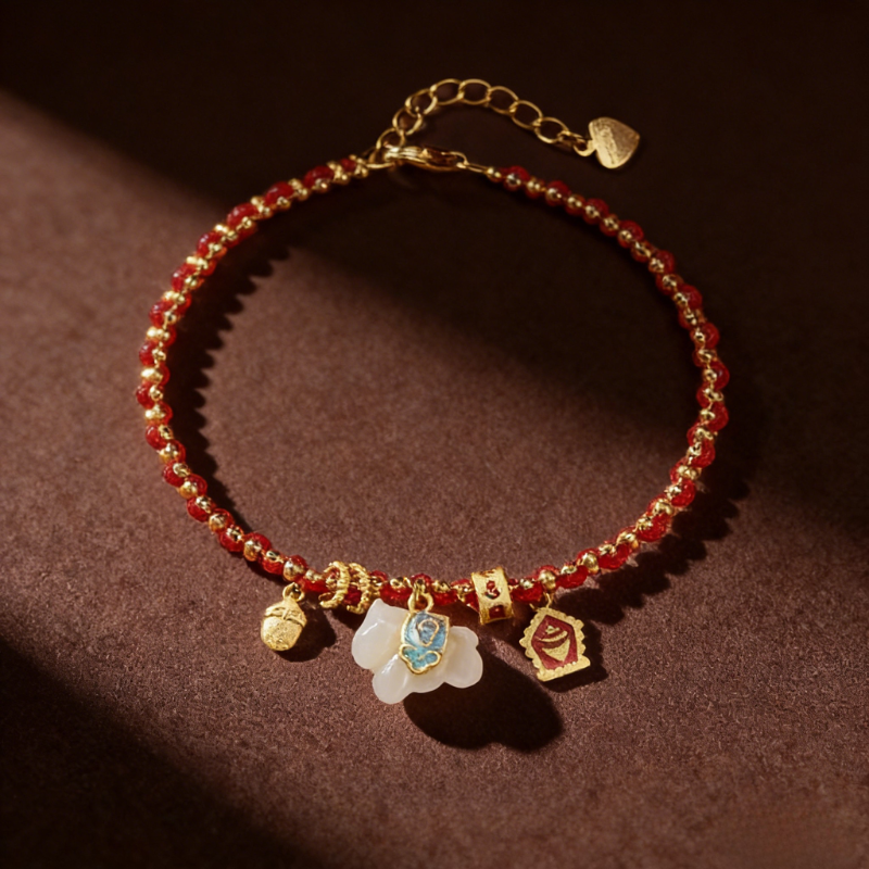 Red String Bracelet｜Nephrite Jade Horse 3 Styles for Luck Love & Wealth