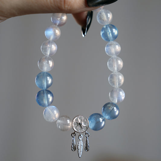 Bracelet｜"Mermaid Fantasy" Blue Moonstone for Intuition & Mood Balance