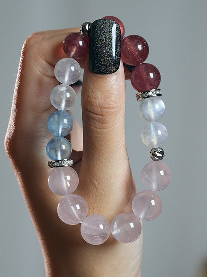 Bracelet｜"Peach Sea Salt" for Love & Social Bond