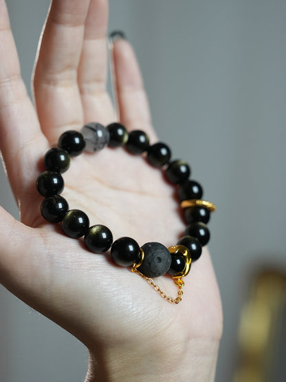 Bracelet｜"Black Moon" for Protection & Inner Change