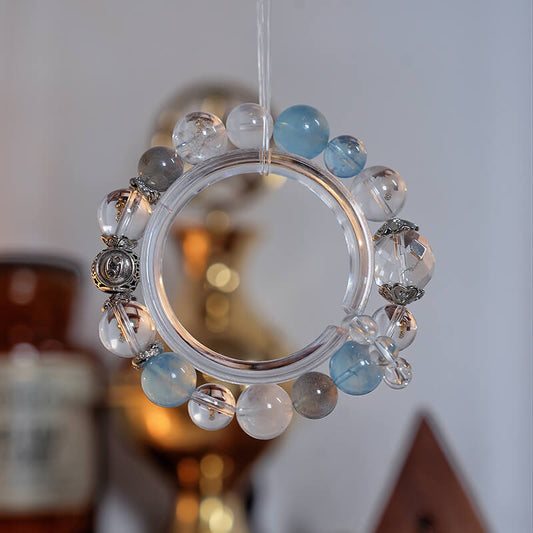 「Cancer」Bracelet｜Moonstone & Aquamarine for Intuition, Calmness & Emotional Balance