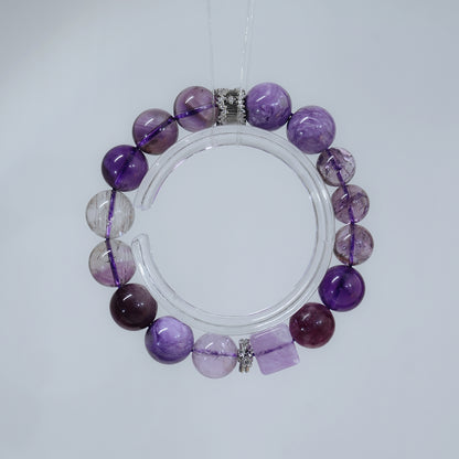 Bracelet｜"Nine Purple Li Fire" 9 Purple Crystals for Fortune Shift in Li Fire Era