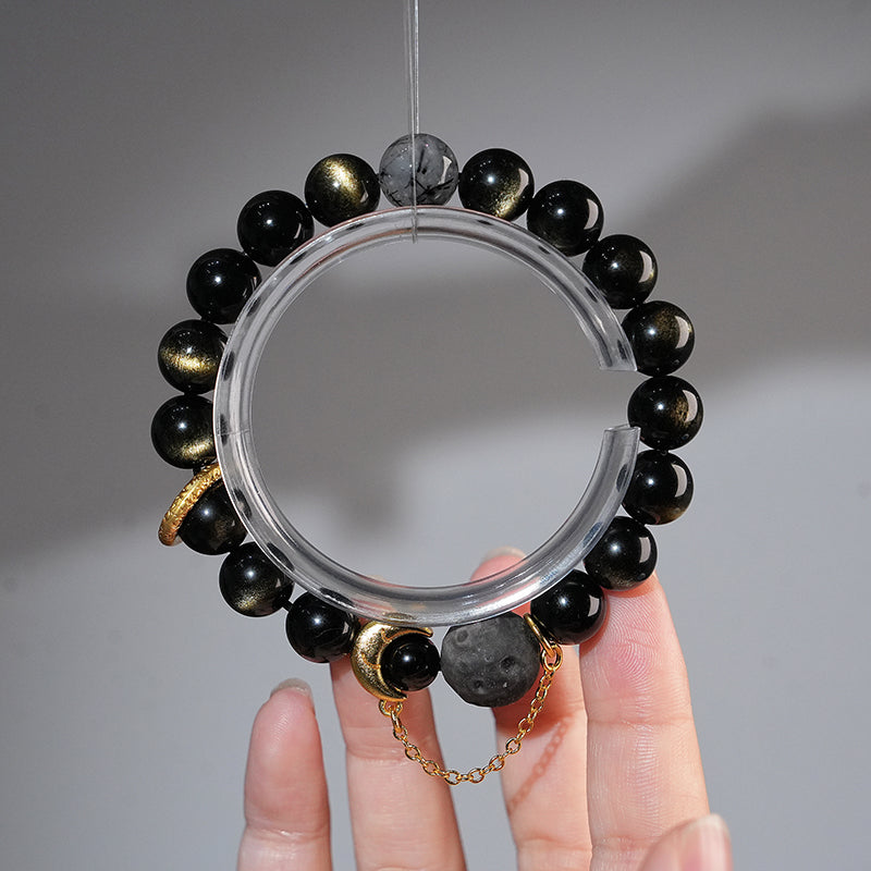 Bracelet｜"Black Moon" for Protection & Inner Change