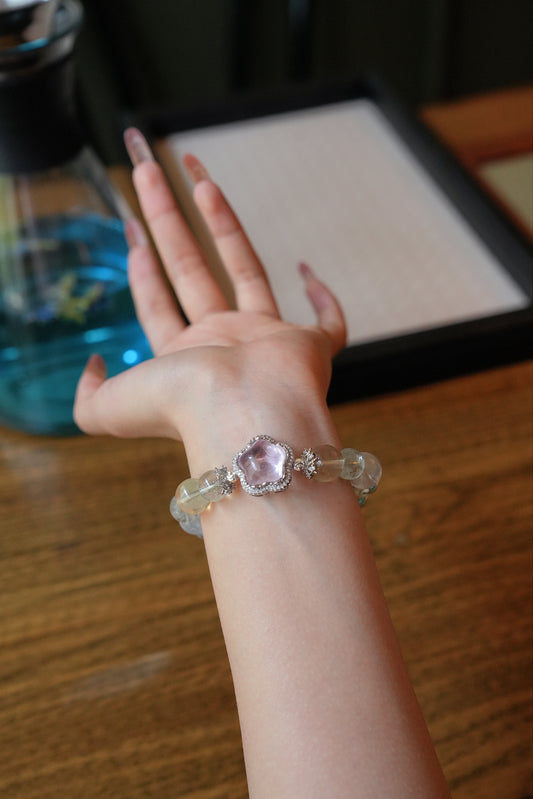 Bracelet｜"Spring Memory" Green Aventurine & Lemon Quartz for Wealth & Vitality