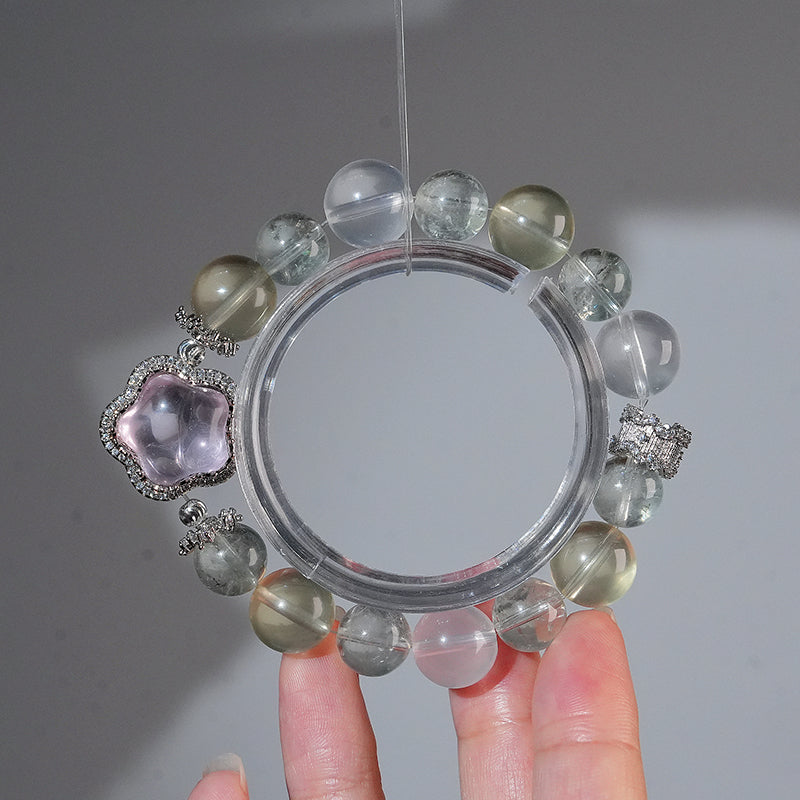 Bracelet｜"Spring Memory" Green Aventurine & Lemon Quartz for Wealth & Vitality