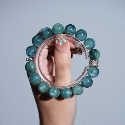 Bracelet｜"Green Waters Blue Mountains" Green-Blue Crystal for Purification & Intuition