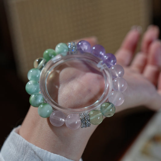 Bracelet｜"Perpetual Vitality" Fluorite & Green Aventurine for Growth & Balance