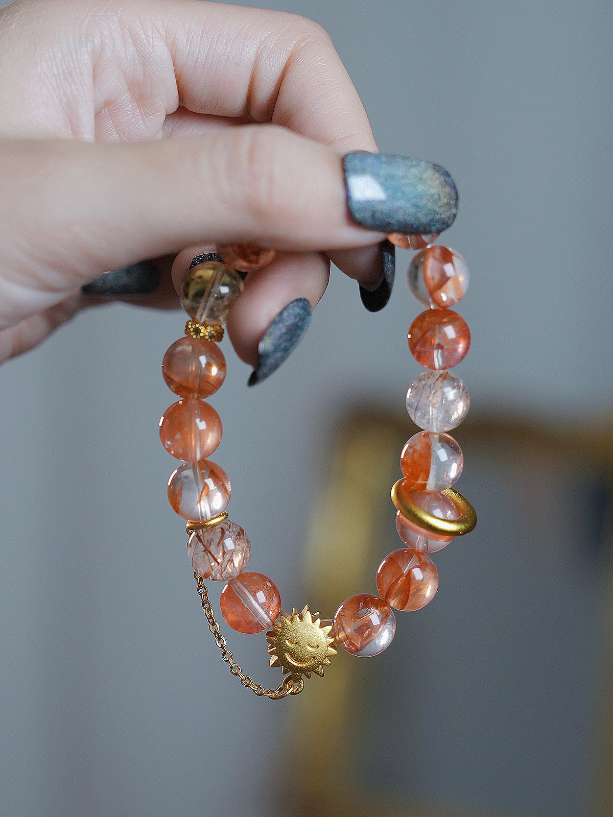 Bracelet｜"Blazing Sun Energy" Red Aventurine for Strength & Wish Realize